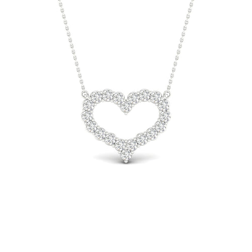 1/4 Ctw Heart Lab Grown Fashion Pendant