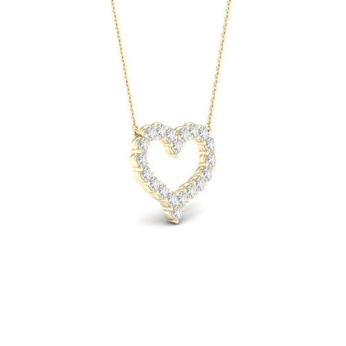1/4 Ctw Heart Lab Grown Fashion Pendant