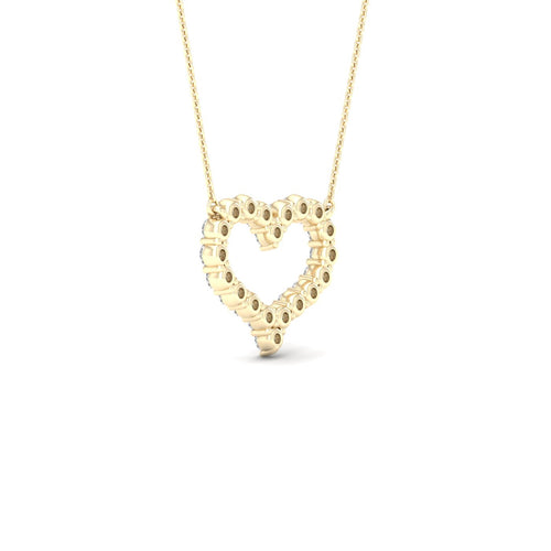 1/4 Ctw Heart Lab Grown Fashion Pendant