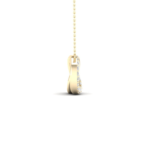 1/10 Ctw Encircle Heart Lab Grown Fashion Pendant
