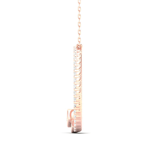 1/2 Ctw Revolve Circle Lab Grown Fashion Pendant