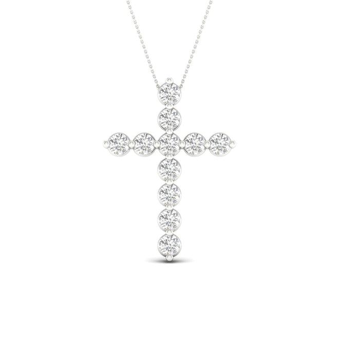 1 Ctw Classic Cross Fashion Pendant