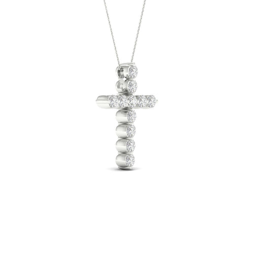 1/2 Ctw Classic Cross Lab Grown Fashion Pendant