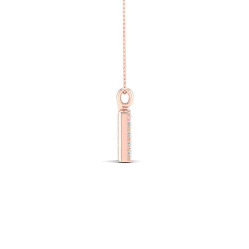 "A" Initial Lab Grown Fashion Pendant
