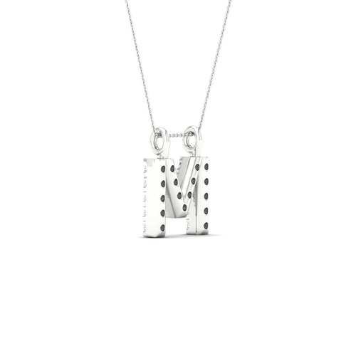 "M" Initial Lab Grown Fashion Pendant