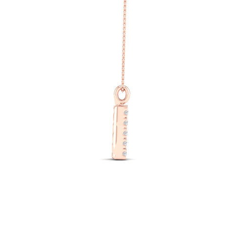 "K" Initial Lab Grown Fashion Pendant