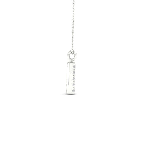"K" Initial Lab Grown Fashion Pendant