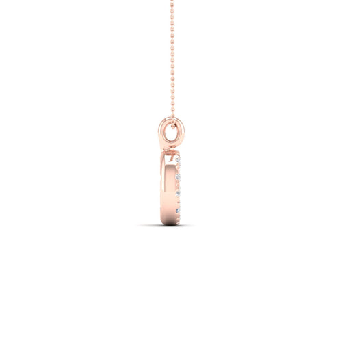 "G" Initial Lab Grown Fashion Pendant