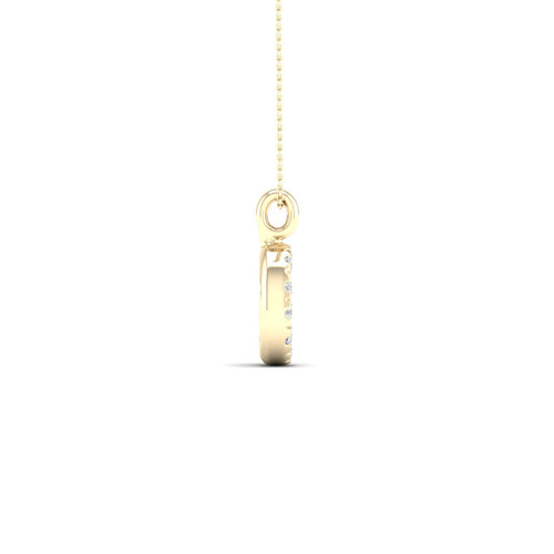 "G" Initial Lab Grown Fashion Pendant