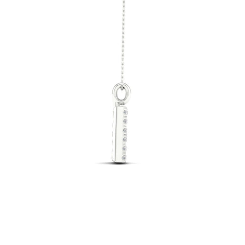 "E" Initial Lab Grown Fashion Pendant