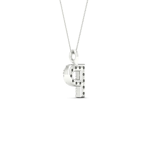 "P" Initial Lab Grown Fashion Pendant
