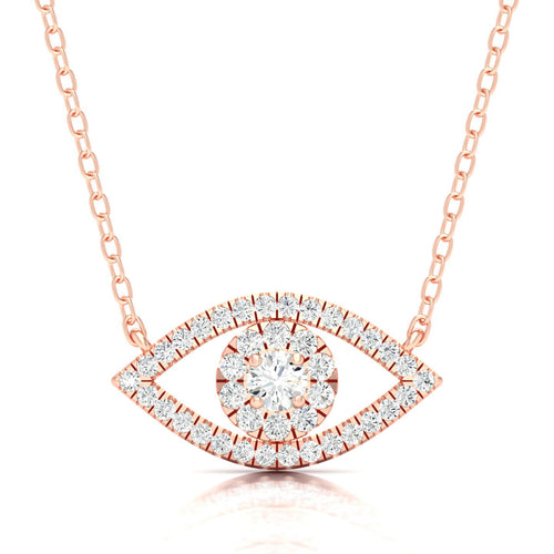 1/3 Ctw Evil Eye Fashion Pendant