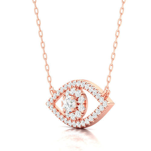 1/3 Ctw Evil Eye Fashion Pendant