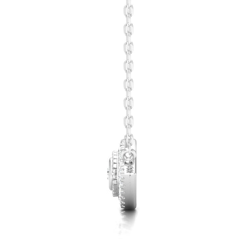 1/5 Ctw Evil Eye Miligrain Fashion Pendant
