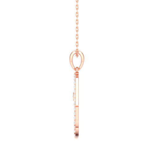 3/8 Ctw Hamsa Evil Eye Fashion Pendant