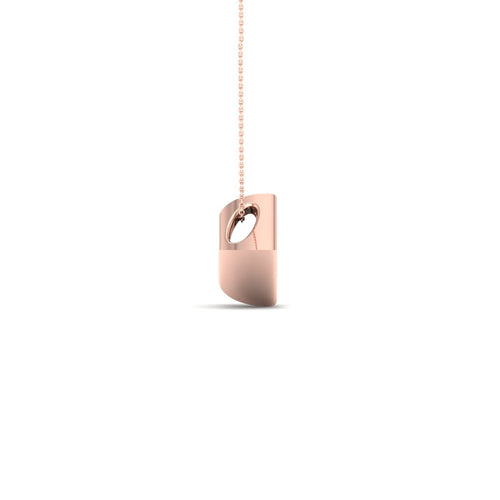 1 ctw Princess Bezel Set Solitaire Lab Grown Pendant