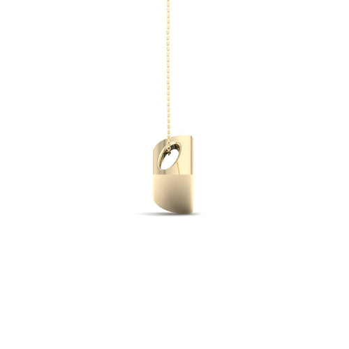 1 ctw Princess Bezel Set Solitaire Lab Grown Pendant