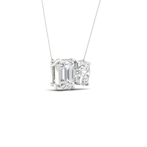 2 3/4 ctw Round Emerald Noi Lab Grown Pendant