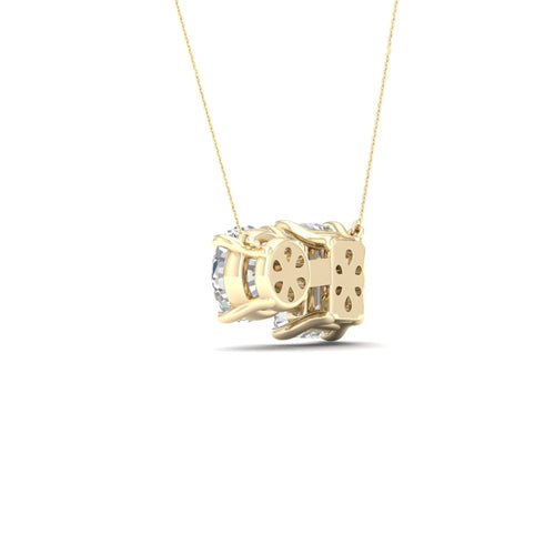 2 3/4 ctw Round Emerald Noi Lab Grown Pendant