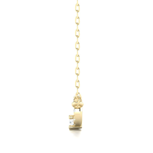 1/6 Ctw Oval Shape Baguette Round Lab Grown Fashion Pendant