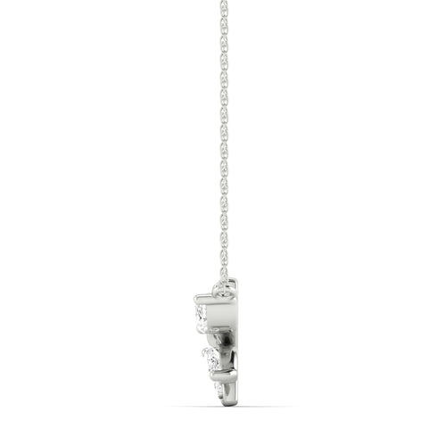 1/3 Ctw Leaf Lab Grown Fashion Pendant