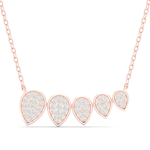 1/5 Ctw Graduating Pear Shape Lab Grown Fashion Pendant