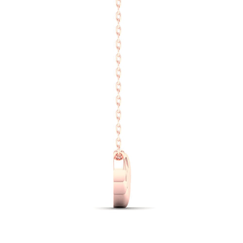 1/5 Ctw Graduating Round Shape Lab Grown Fashion Pendant