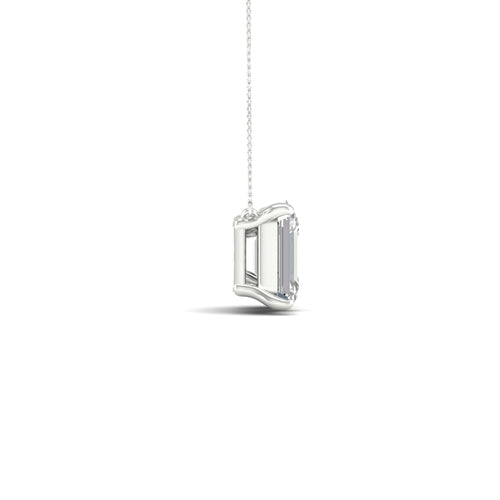 2 1/3 Ctw Emerald Oval Noi Lab Grown Pendant