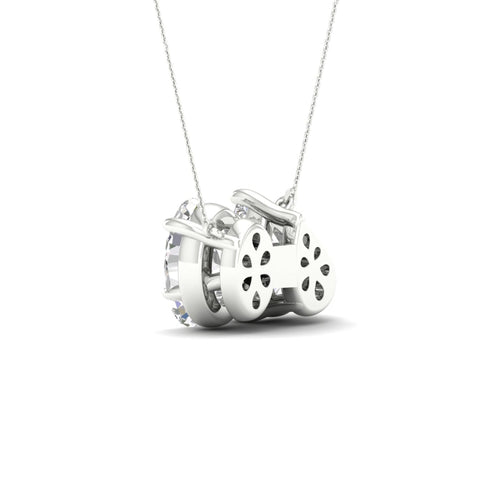 2 ctw Pear Oval Noi Lab Grown Pendant