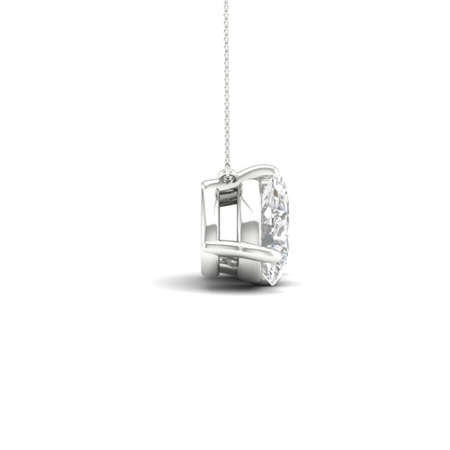2 ctw Pear Oval Noi Lab Grown Pendant