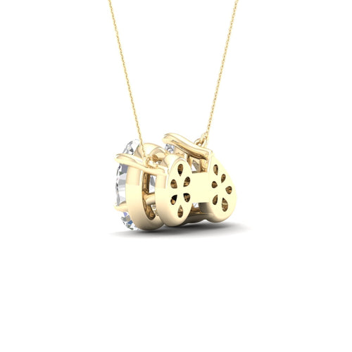 2 ctw Pear Oval Noi Lab Grown Pendant