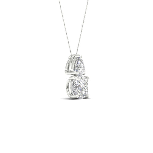 1 Ctw Pear Cushion Noi Lab Grown Fashion Pendant
