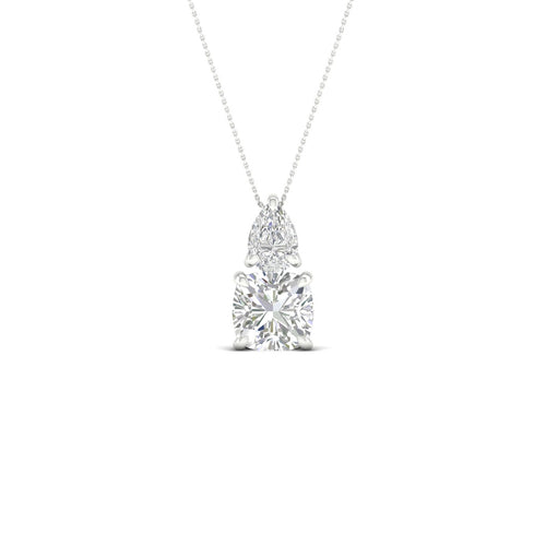 1 Ctw Pear Cushion Noi Lab Grown Fashion Pendant