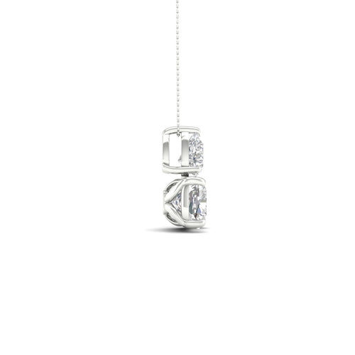 1 Ctw Pear Cushion Noi Lab Grown Fashion Pendant