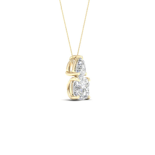 1 Ctw Pear Cushion Noi Lab Grown Fashion Pendant