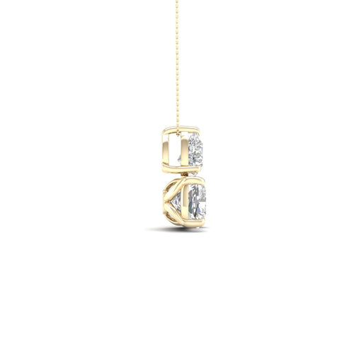1 Ctw Pear Cushion Noi Lab Grown Fashion Pendant