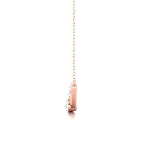5/8 Ctw Chevron Seamless Lab Grown Fashion Pendant