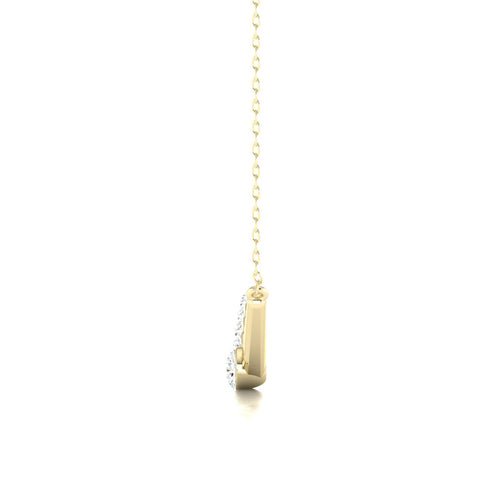 5/8 Ctw Chevron Seamless Lab Grown Fashion Pendant