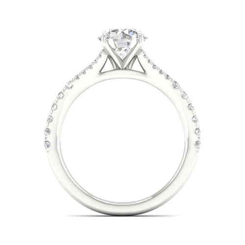 2 1/3 ctw Split Shank Lab Grown Engagement Ring
