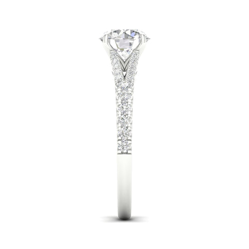 2 1/3 ctw Split Shank Lab Grown Engagement Ring