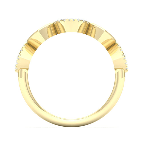1/5 Ctw Heart Lab Grown Fashion Stackable Ring