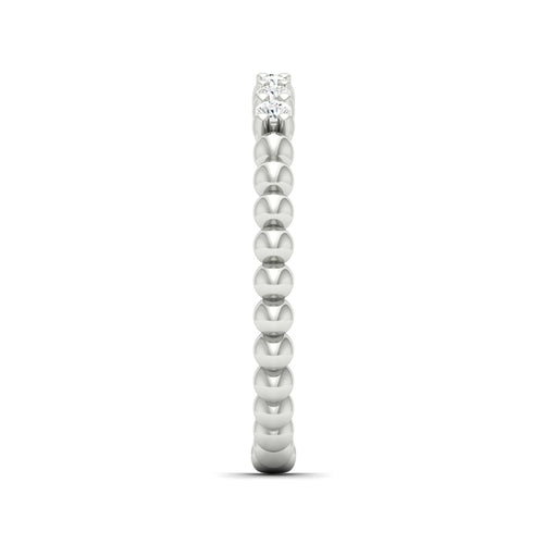 1/6 Ctw Seven Stone Bubble Stackable Ring