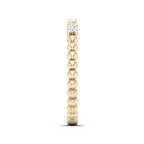 1/6 Ctw Seven Stone Bubble Stackable Ring