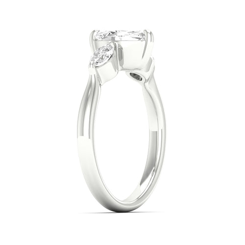 1 Ctw Marquise Three Stone Ring