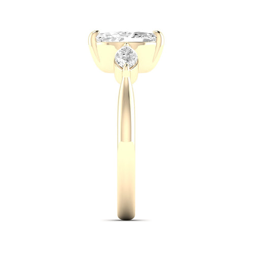 1 Ctw Marquise Three Stone Ring