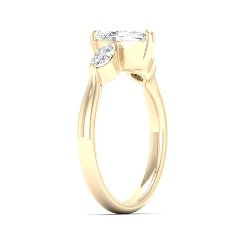 1 Ctw Marquise Three Stone Ring
