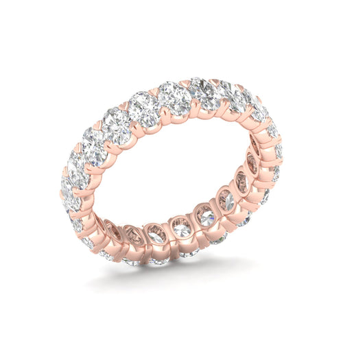 3 ctw Oval Lab Grown Diamond Eternity Band