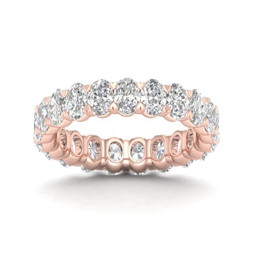 3 ctw Oval Lab Grown Diamond Eternity Band