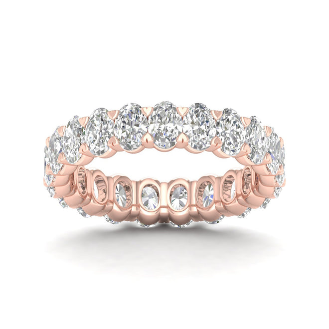 3 ctw Oval Diamond Eternity Band