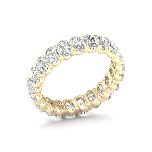 3 ctw Oval Lab Grown Diamond Eternity Band